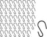 T Tulead Mini Hanging Hooks Iron Hooks Hanger 26×15mm/1"×0.6" Mini S Hooks Pack of 40 for Hanging Pot,Plants,Jewelry...