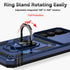 for Samsung Galaxy A55 5G Case with Camera Lens Cover HD Screen Protector, Dual Layer Military-Grade Drop Tested Magnetic Ring Holder Kickstand Pr...