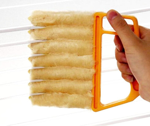 2 Pcs Blind Cleaner Washable Window Dusting Cleaner Tool Mini Blind Duster Brush Dust Clean Venetian Blind Brush Window Air Conditioner Duster Dir...
