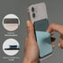 Sinjimoru for MagSafe Wallet, Strong Magnetic Wallet for iPhone 15 14 13 12, Stretchy Magnetic Card Holder for IDs, Cash, Keys, etc. M-Basic Navy....
