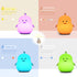 WHA&DARREN Penguin Night Light for Kids, Children Lamp Portable Rechargeable Silicone Baby Night Light, Remote Controlled Children's Animal Lamp K...