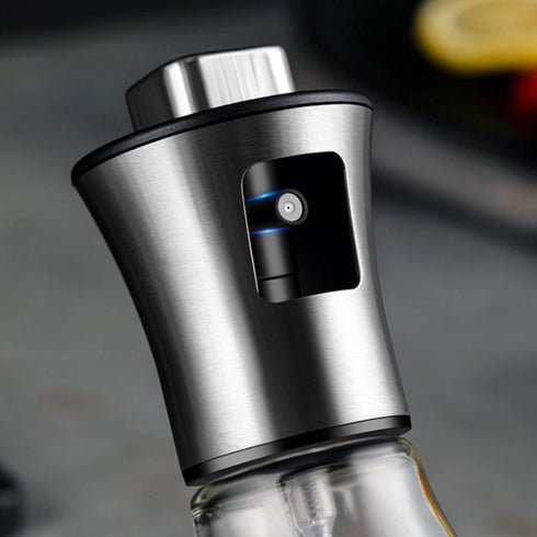 Oil Sprayer for Cooking, Olive Oil Sprayer Mister for Air Fryer, 200ml Glass Olive Oil Spray Bottle, Oil Spritzer Dispenser for Kitchen Baking Fry...