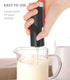 Milk Frother Handheld, Turimon Battery Operated Electric Coffee Frother Wand, Mini Hand Mixer Whisk Machine For Matcha, Latte, Hot Chocolate, Drin...