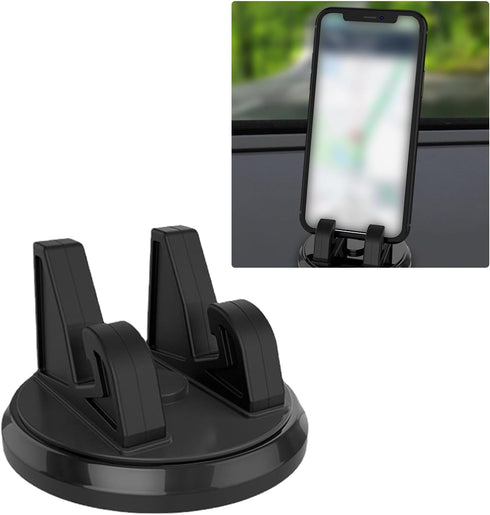 Pack-1 Car Dashboard Cell Phone Holder, 360 Degree Rotation Navigation Bracket, Car Universal Dashboard Phone Holder, for Most Cars, SUVs and Vans...