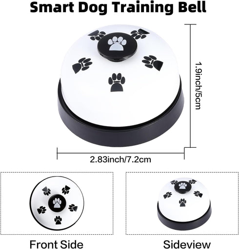 2 Pack Dog Doorbells, Dog Training Bells for Go Outside Potty Training Bell Communication Device, Adjustable Strap Door Bell, Dog Bells Puppy Trai...