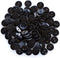11/32 Inch (9mm) Very Small Button Tiny Size Sewing Flatback Resin Buttons Color Black Pack of 500 Pcs...