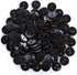 11/32 Inch (9mm) Very Small Button Tiny Size Sewing Flatback Resin Buttons Color Black Pack of 500 Pcs...