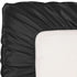 Pro Goleem Satin Soft Crib Sheet Great for Baby with Sensitive Hair Silky Baby Sheet Black 52’’x28’’x8’’ Unisex Fitted Sheet Gift for Boys and Gir...