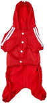 Cute Dog Hoodie Tracksuit Sweater Coat Jacket Winter Pajamas Clothes Clothing Jumpsuit 4-Legs Red for Cat Puppy Small Medium Big All Type Dogs (6X...