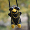Swinging Duck Car Hanging Ornament, Cute Car Hanging Accessories for Rear View Mirror, Car Pendant Black Swinging Sunglasses Duck Hanging Swing...