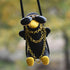 Swinging Duck Car Hanging Ornament, Cute Car Hanging Accessories for Rear View Mirror, Car Pendant Black Swinging Sunglasses Duck Hanging Swing...