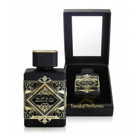 Lattafa Perfumes Bade'e Al Oud Oud for Glory Eau De Parfum Spray for Unisex 3.4 Ounce...