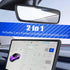 2Pcs Silicone Protector Frames of Screen and Rear View Mirror for Tesla Model 3 2024 Highland.(Black)...