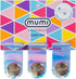 MUMI Holographic Cord Organizer - Stylish Cable Ties and Cord Wraps for Cable Management - Set of 3 Durable 3.1 x 0.78-inch Straps...