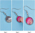 SUNNYCLUE 160pcs 8 Color(20pcs/Color) 12mm Flat Back Mermaid Fish Scale Resin Cabochons Round Iridescent Cameo Sparkly Glitter Cabs for DIY Earrin...