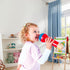 Hape Mighty Echo Microphone | Battery-Free Voice Amplifying Microphone Toy for Kids 1 Year & Up, Red, Model Number: E0337, L: 3.1, W: 3.1, H: 8.6 ...