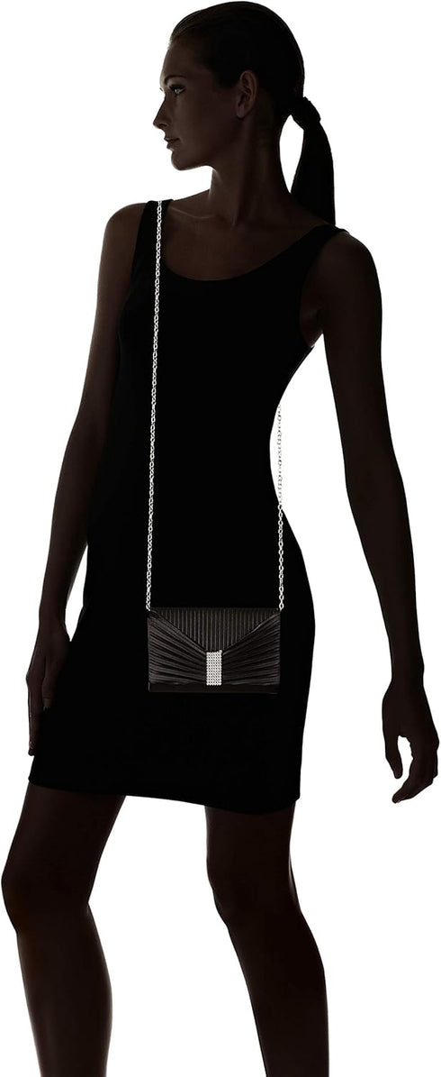 Jessica McClintock Alexis Pleated Flap with Rhinestones...