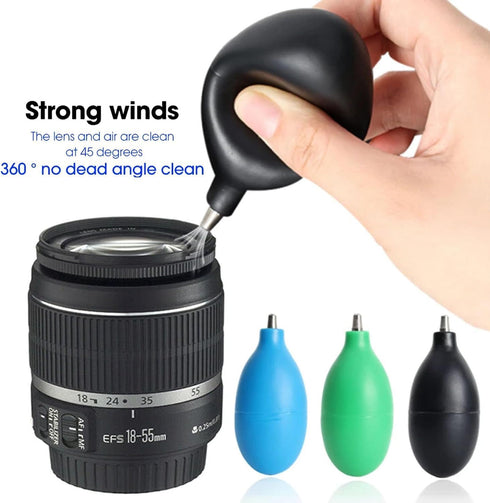 3Pcs Bestgle Mini Squeeze Ball Pump Duster Air Blower Dust Cleaner Blowing Cleaning Tool for Watch Camera Lens Hearing Aid...