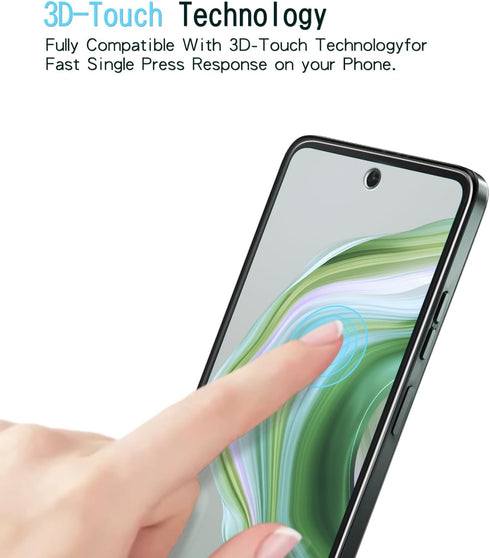 KAREEN [2 Pack Screen Protector for Motorola Moto G 5G 2024 Tempered Glass, Anti Scratch, Bubble Free, HD Clear, Case Friendly, 9H Hardness...