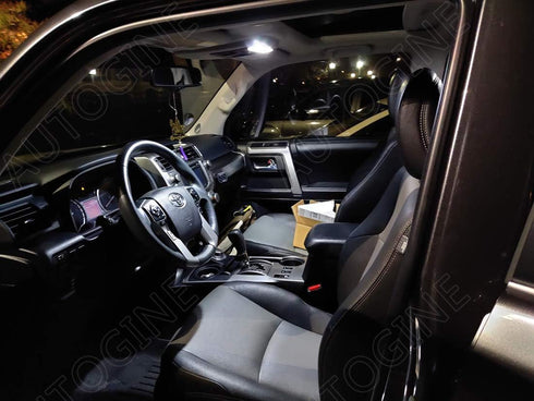 16 Piece White Interior LED Lights Kit for Toyota 4Runner 2010 2011 2012 2013 2014 2015 2016 2017 2018 2019 2020 2021 2022 Super Bright 6000K Inte...