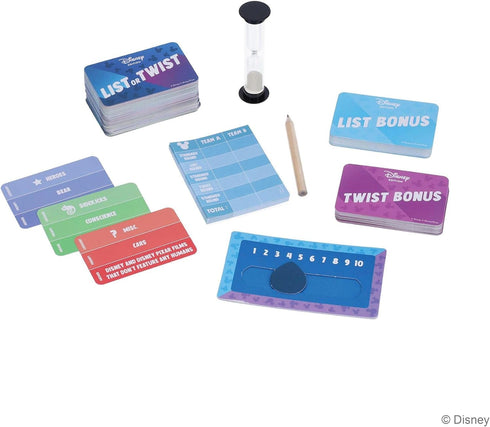 List or Twist | Disney Edition | The Category-Guessing Party Game Where You Make Up The Clues | Ages 8+ | 4+ Players...