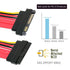 chenyang SFF-8482 Extension Cable SAS 29Pin SFF-8482 Male to SFF-8482 Female Hard Disk Drive Extension Cable 0.5m...