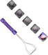 5Pcs Metal Keycaps, XDA Keycaps with Key Puller Special Touch Color Plating Beautiful Textures Decorative Compatible with Mechanical Gaming Keyboa...