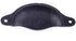 Renovators Supply Manufacturing Cabinet Handles 4.5 in. Black Wrought Iron Cabinet Knobs, Drawer Pulls with Mounting Hardware Pack of 6...