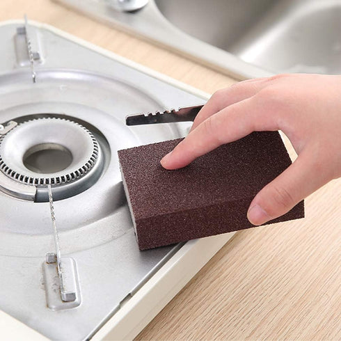 Carborundum Sponge, 6Pcs Emery Sponge Brush Eraser Scrub Kitchen Cleaning Sponge Stainless Steel Cleaning Tool...