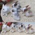 Mini Simulation Rabbits, Realistic Cute Plush Rabbits Lifelike Plush Bunny Realistic Rabbit Miniatures Cute Stuffed Animal Figurines, White Rabbit...