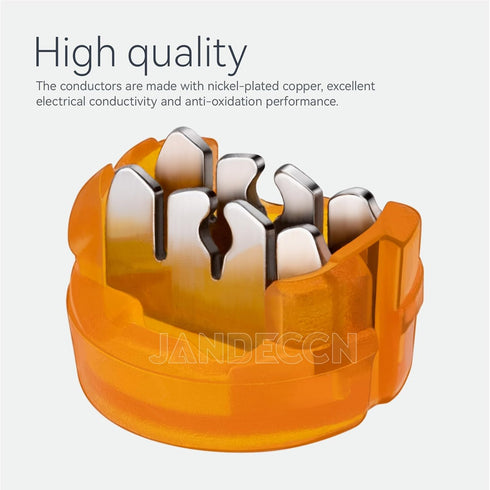 100pcs Waterproof Telephone Wire Connector, Gel-filled UY Butt Splice Network Cable Connectors (UY2/K2)...