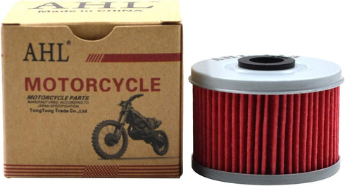 AHL 113 Oil Filter for Honda TRX420TE TRX 420TE TRX420 TRX 420 TE Fourtrax Rancher ES 420 2007 2008 2009 2010 2011 2012 2013...