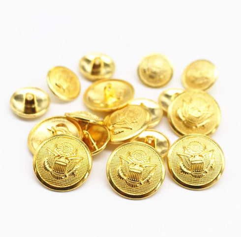 14pcs Gold Blazer Buttons for Suits Blazers Sport Coats 20mm 15mm Metal Shank Blazer Buttons Set for Sewing Coats Suits Blazers (MB20110)...