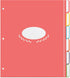 Jot & Mark Recipe Binder Tab Dividers with Blank Labels | 6 Customizable Organizer Dividers for 8.5" x 11" 3-Ring Binders (Rainbow)...