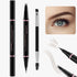 Eyebrow Pencil Makeup Kit, with Waterproof 2-IN-1 Microblading Eyebrow Pen, Eyebrow Pomade, Eyeliner and Dual-ended Eyebrow Brush, Brow Pencil Kit...