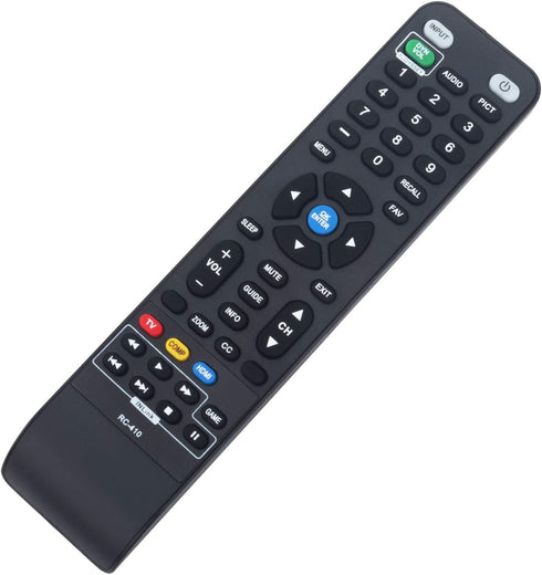 RC-410 Replace Remote Control - WINFLIKE RC410 Remote Control Replacement fit for Insignia LCD LED TV NS-42E570A11 NS42E570A11 NS-46E570A11 NS46E5...