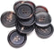 10PCS 1 Inch Real Horn Buttons for Blazer, Suit, Coats, Overcoat, Winter Coat, Jacket, Uniform Genuine Natural Brown Buffalo Horn Buttons for Men ...