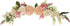 Lvydec Artificial Peony Flower Swag, 25 Inch Decorative Swag with Champagne Peony White Rose and Green Leaves for Wedding Arch Front Door Wall Dec...
