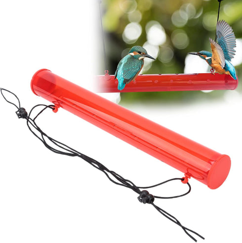 Hummingbird Feeder, Windproof Hanging Bird Feeder with Rest Pole for Garden for Balcony for Outdoor...