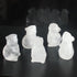 Hand Carved Mixed Gemstone Crystal Mouse Rat mice Figurine Animal Carving Statue Office Home Decor 1.5'' (White Quartz)...