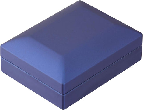 LED Light Pendant Necklace Gift Box, Velvet Jewelry Storage Display Case for Proposal Engagement Wedding Anniversary Birthday Valentine's Day (Blu...