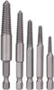 5pcs Broken Head Screw Screw Extractor Hex Handle Electric Extracting Tool Damaged Bolts Removal Tool Easy Out Kit...