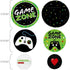 Big Dot of Happiness Game Zone - Pixel Video Game Party or Birthday Party Giant Circle Confetti - Party Decorations - Large Confetti 27 Count...