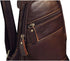 Hebetag Leather Sling Bag Crossbody Backpack for Men Women Travel Outdoor Camping...