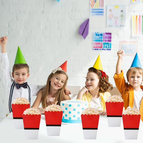 12Pcs Cartoon Animation Popcorn Box, Cartoon Animation Party Supplies, Birthday Party Decorations...