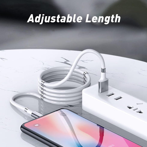 AICase Magnetic, (3FT) Super Organized Charging Magnetic Absorption Nano Data Cable for Galaxy S21/S20 Ultra S10 S10E S9 Note 20 10 9 8 Pixel, LG ...