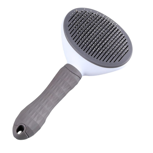 Cat Grooming Brush with Release Button Gently Removes Loose Undercoat, Tangles and Mats for Cats and Dogs Ideal for Long and Short Hair Suitable f...
