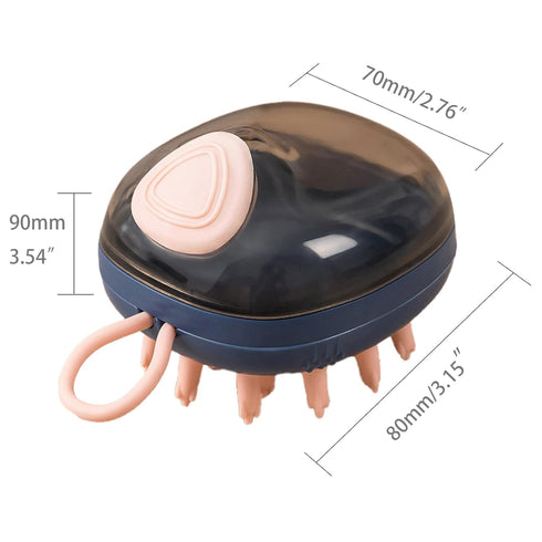 Dog Bath Brush Comb Silicone Rubber Pet Shampoo Massage Dispenser Grooming Shower Brush for Short Long Haired Dogs and Cats Washing, Best Pet Bath...