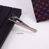 Men's tie clip Black electroplated copper classic simple fashion shirt and tie accessories tie pin...