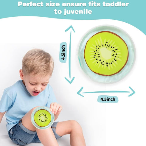 Hilph Kid Ice Packs, Reusable Boo Boo Ice Packs for Kids & Toddlers & Baby Injuries, Hot Cold Compress for Body Pain Relief, Bumps & Bruises, Toot...